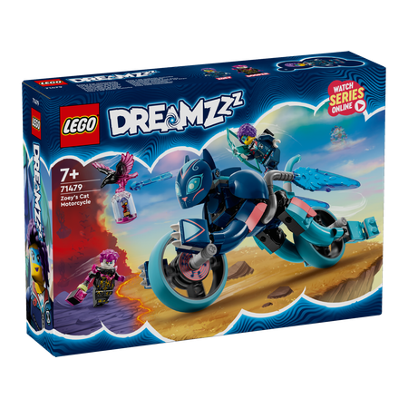 Конструктор LEGO DREAMZzz Мотоцикл-кошка Зои