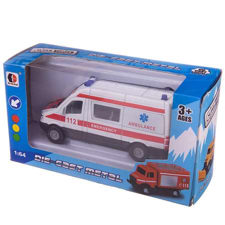 Скорая помощь Abtoys 1:64