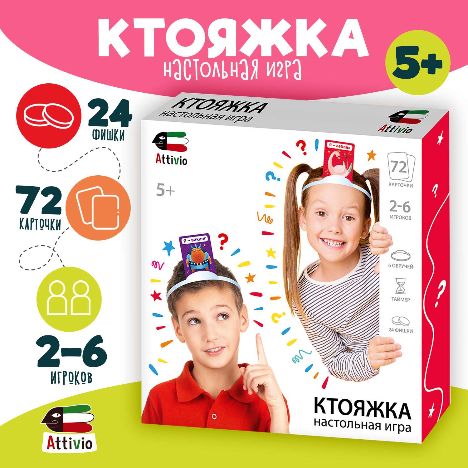 Настольная игра Attivio Ктояжка - фото 1