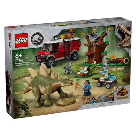 Конструктор LEGO Jurassic World Миссии динозавров: Стегозавр